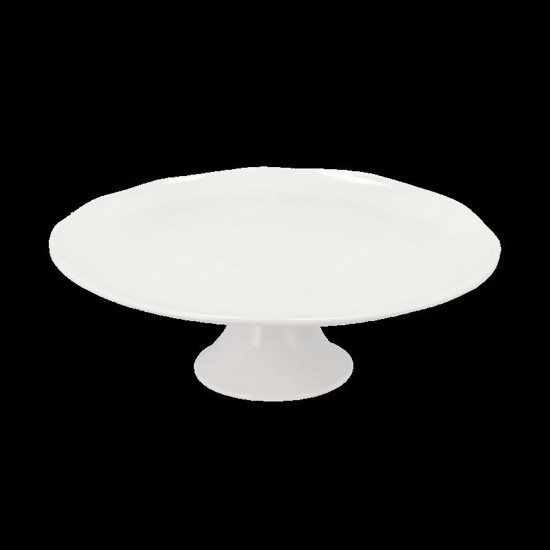 Blomsterbergs Tårtfat på fot 30 x 10 cm Vit Porslin