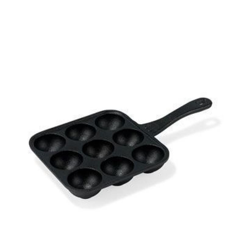 Claus Holm Munkpanna med 9 hål i gjutjärn