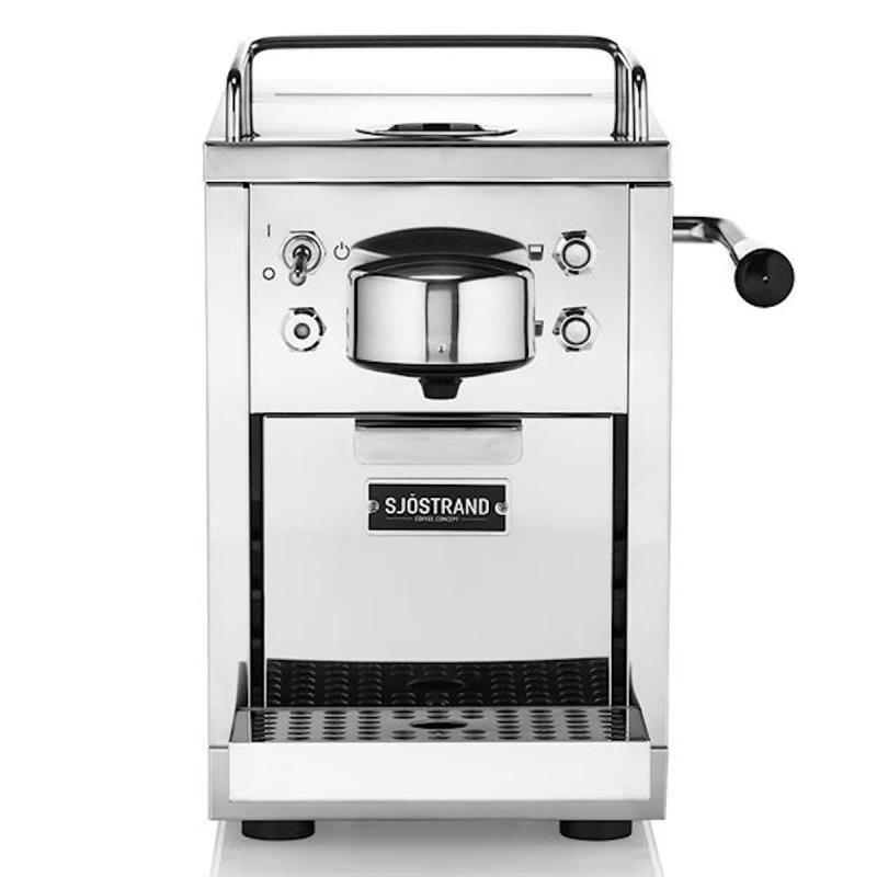 Espressomaskin för kapslar Rostfri