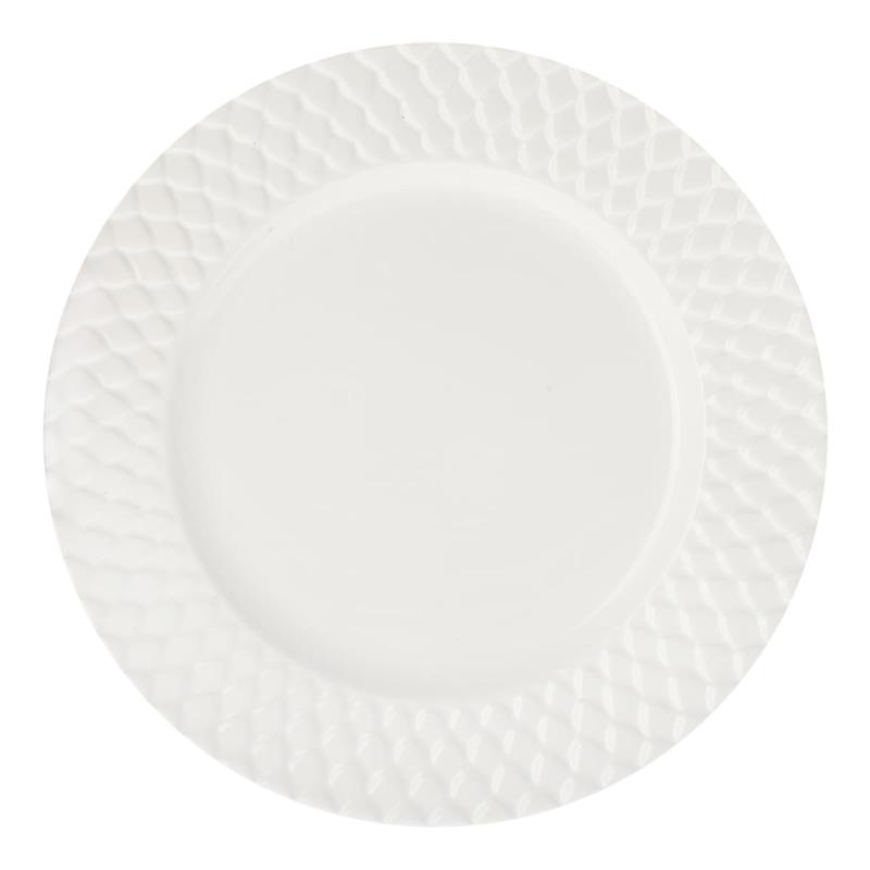 Harmony Tallrik flat 28 cm Vit