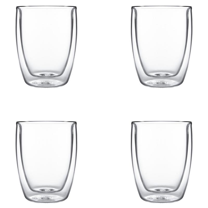 Mareld Dubbelväggat Kaffeglas 4-pack
