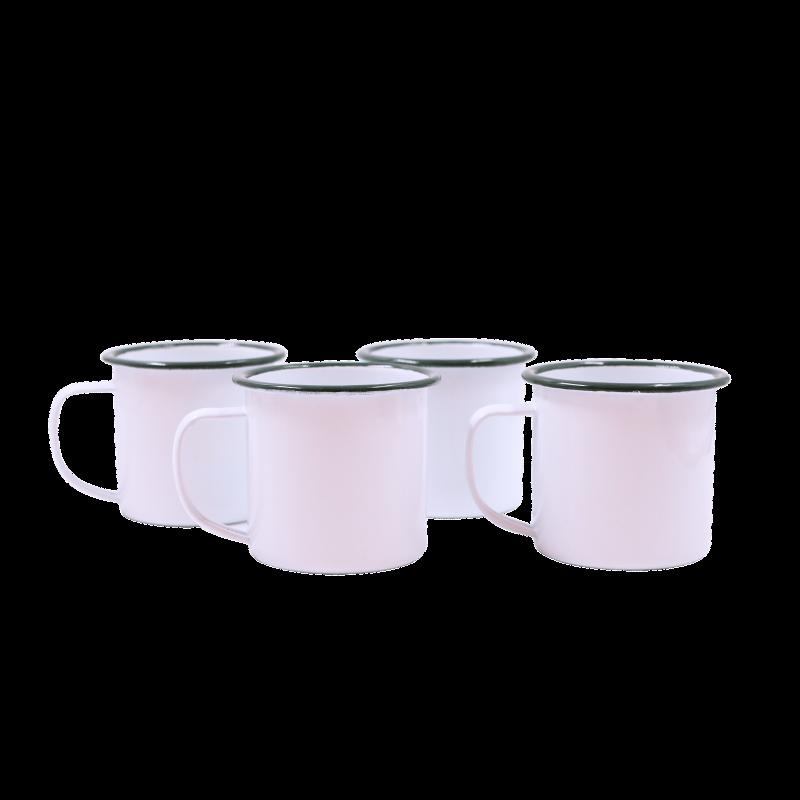 Nordwik Muggar 4-pack Emalj Vit/Grön