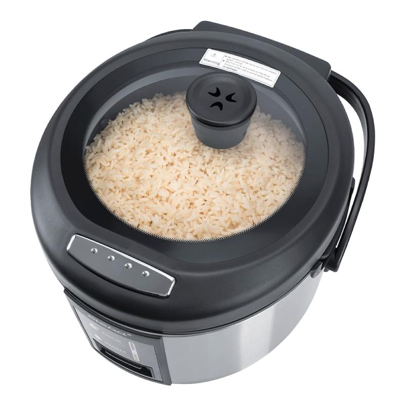 Riskokare RK3 3,5 L Stål/Svart