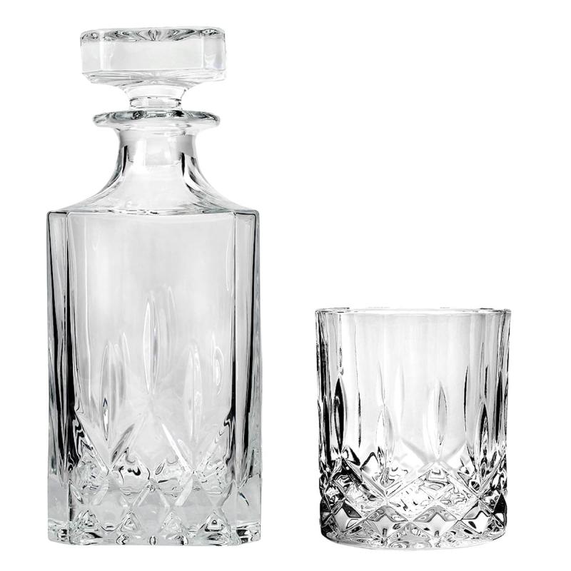 Rumours Whiskeykaraff + 6 Tumblerglas