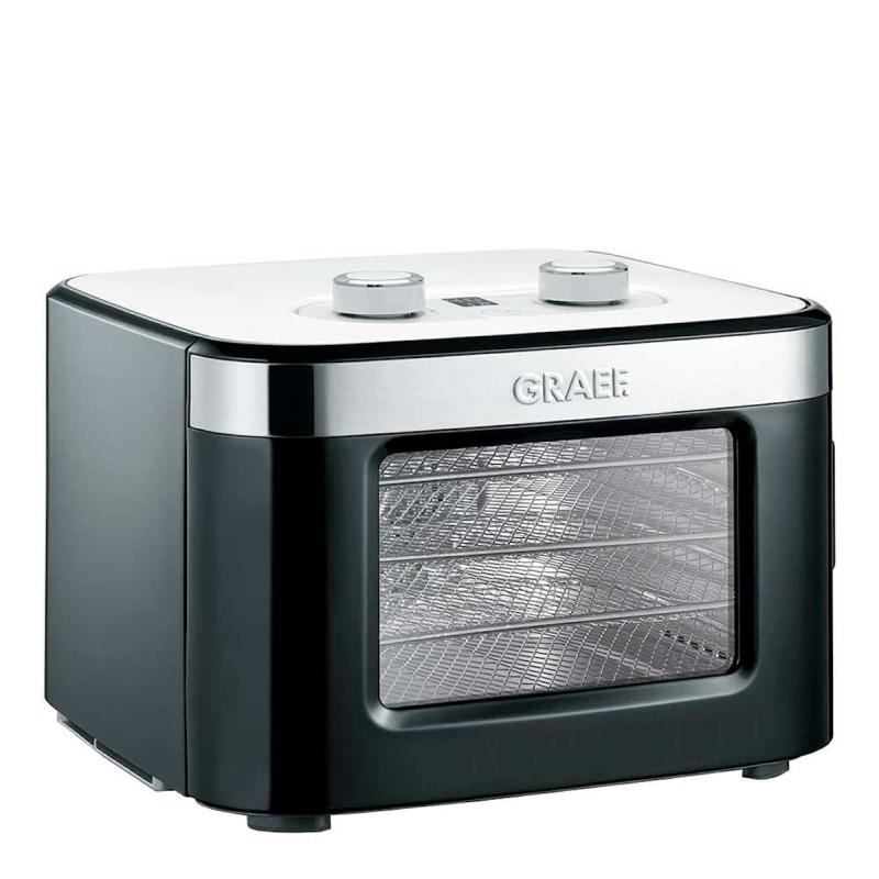 Svamptork / Frukttork mini 4 brickor 21 cm Svart/Stål