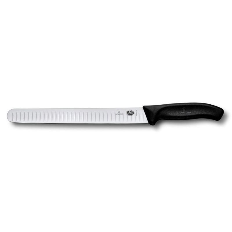 Victorinox Skinkkniv Räfflad Plasthandtag Svart 25cm