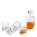 Line Whiskeykaraff + 4 Tumblerglas