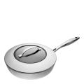 Scanpan CTX Traktörpanna med lock 28 cm Rostfri